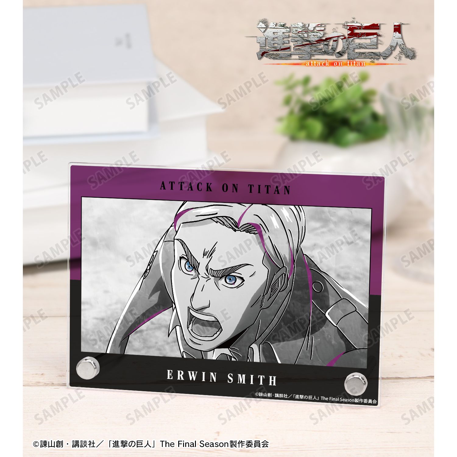 進撃の巨人_エルヴィン Ani-Art BLACK LABEL 第3弾 A6アクリルパネル