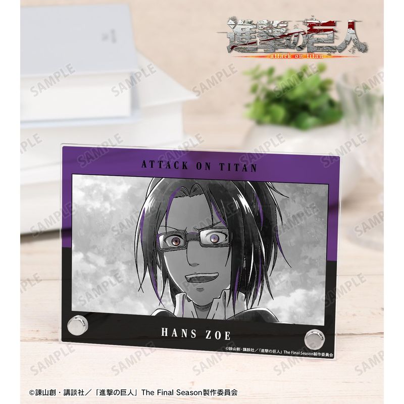 進撃の巨人_ハンジ Ani-Art BLACK LABEL 第3弾 A6アクリルパネル