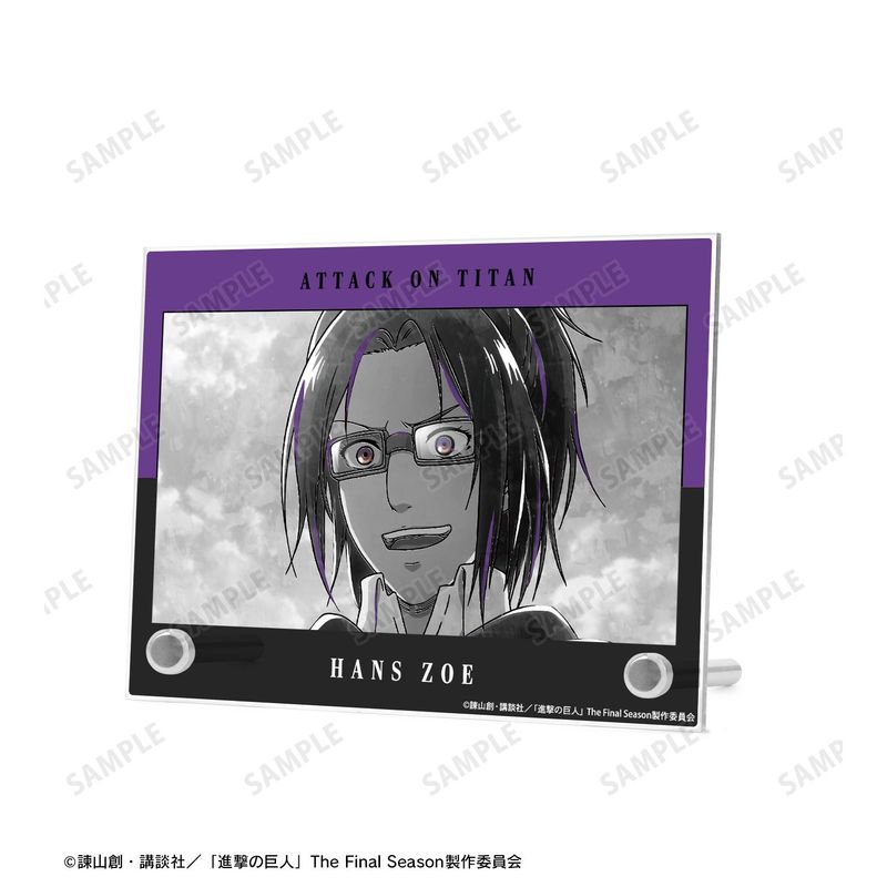 進撃の巨人_ハンジ Ani-Art BLACK LABEL 第3弾 A6アクリルパネル