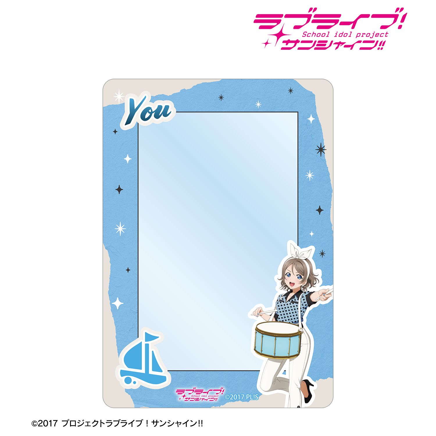 ラブライブ！サンシャイン!!_描き下ろし 渡辺 曜 The Blue Swell衣装ver. B8硬質ケース