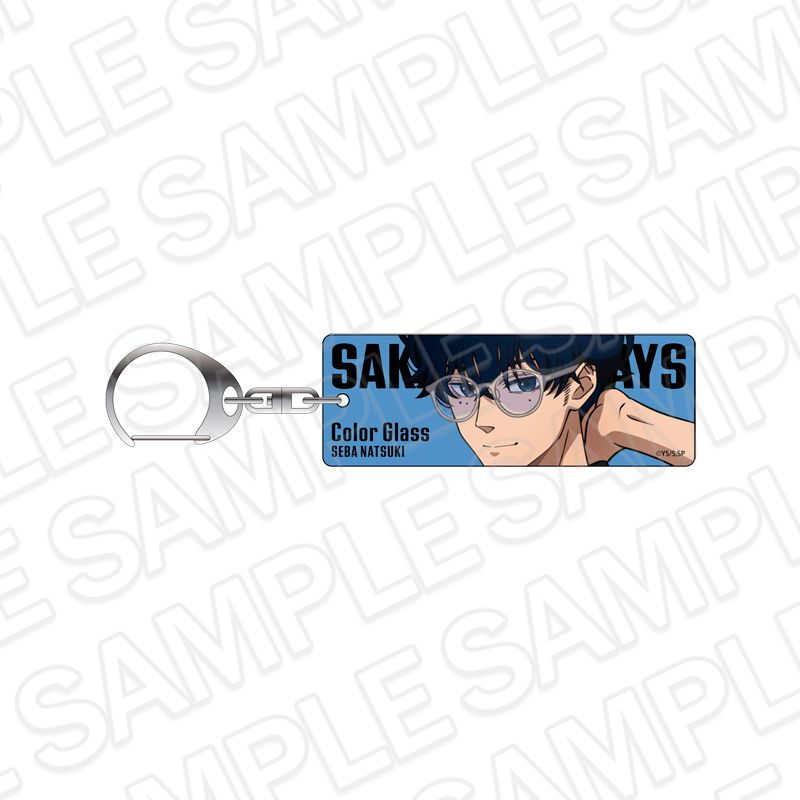 SAKAMOTO DAYS_プレートキーホルダー 勢羽夏生 Color Glass ver