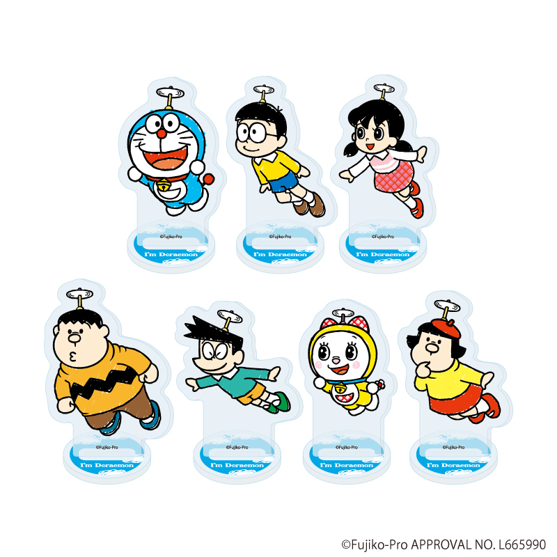 I’m Doraemon_アクリルぷちスタンド01/コンプリートセット(全7種)【コンプリートセット／7個入り】