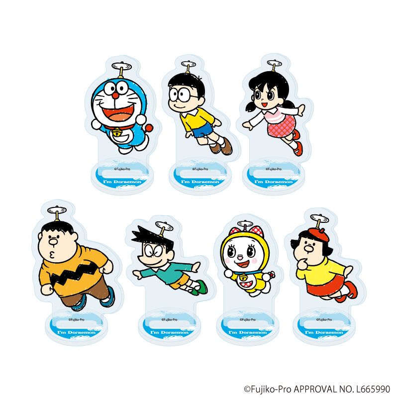 I'm Doraemon_アクリルぷちスタンド01/コンプリートセット(全7種