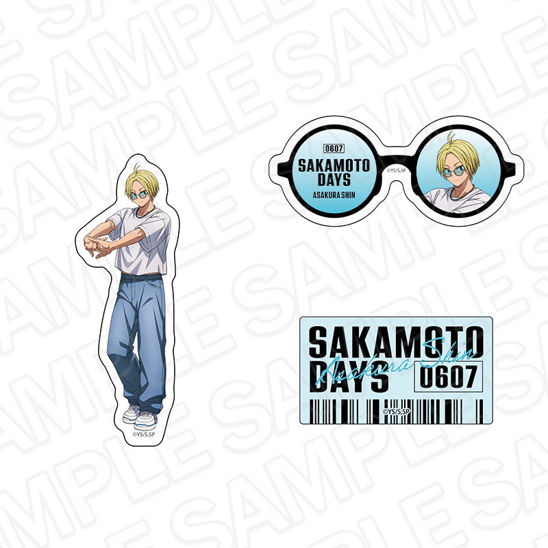 SAKAMOTO DAYS_ステッカーセット 朝倉シン Color Glass ver