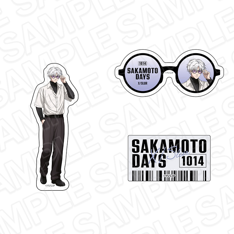 SAKAMOTO DAYS_ステッカーセット X(スラー) Color Glass ver