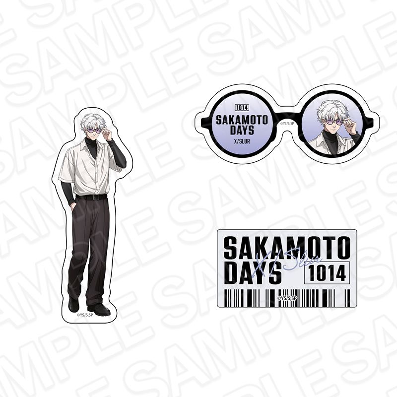 SAKAMOTO DAYS_ステッカーセット X(スラー) Color Glass ver