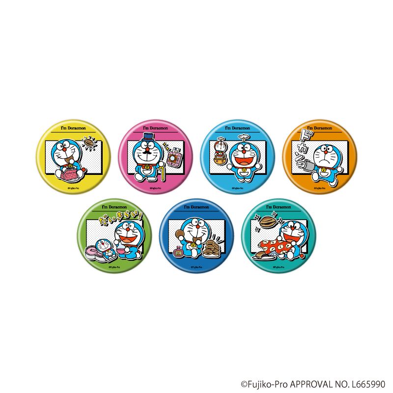 I'm Doraemon_缶バッジ01/vol.01コンプリートセット(全7種