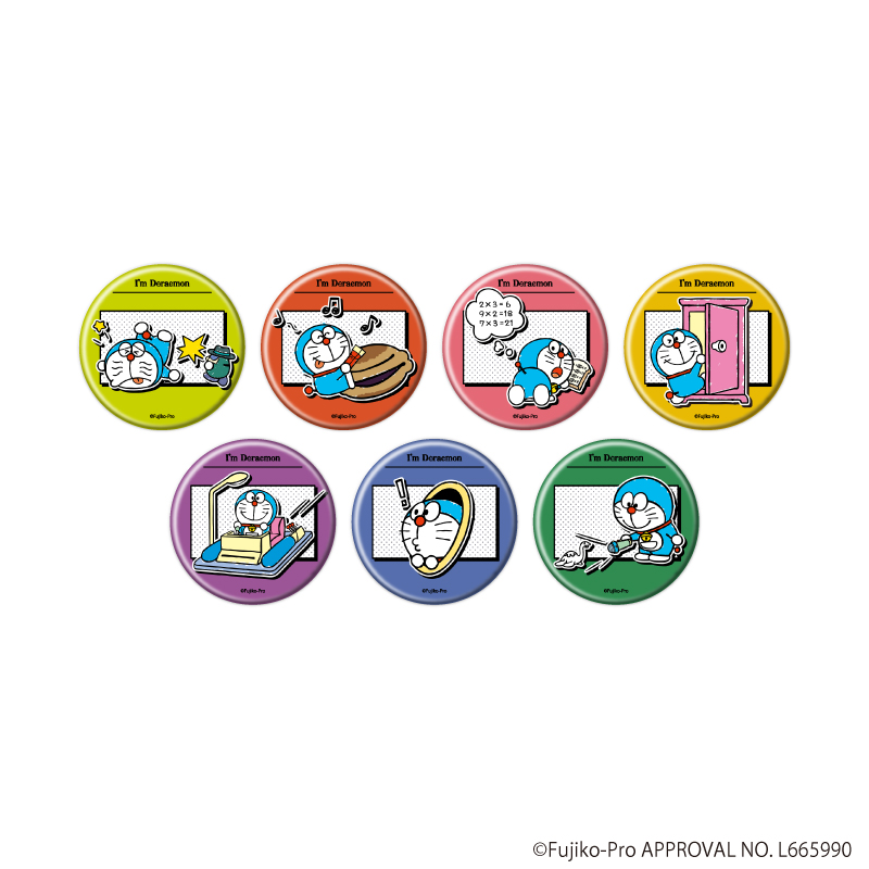 I’m Doraemon_缶バッジ02/vol.02コンプリートセット(全7種)【コンプリートセット／7個入り】