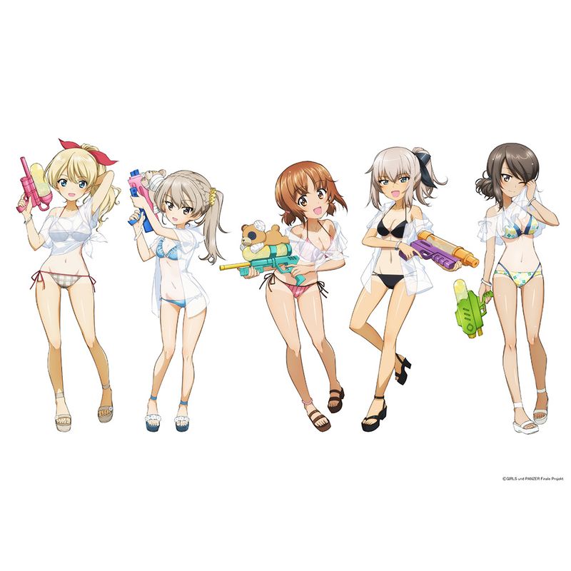ガールズ&パンツァー 最終章_描き下ろしキャラファイングラフ(水鉄砲