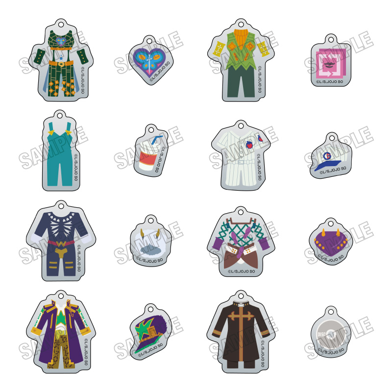 ジョジョの奇妙な冒険 ストーンオーシャン_アクリルキーホルダーコレクション【AM2026】　【コンプリートBOX／8個入り】