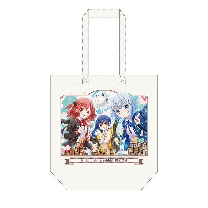ご注文はうさぎですか？ C90限定パーカー チノ マヤ メグ ごちうさ ご注文はうさぎですか? BLOOM_トートバッグ(チノ&マヤ&メグ/クロラビ