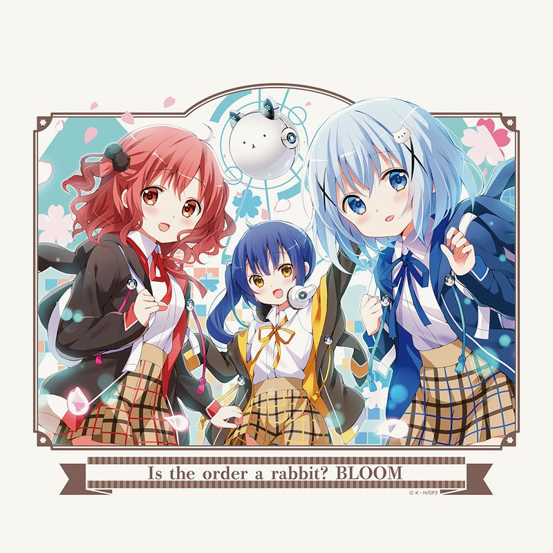 ご注文はうさぎですか？ C90限定パーカー チノ マヤ メグ ごちうさ ご注文はうさぎですか? BLOOM_トートバッグ(チノ&マヤ&メグ/クロラビ