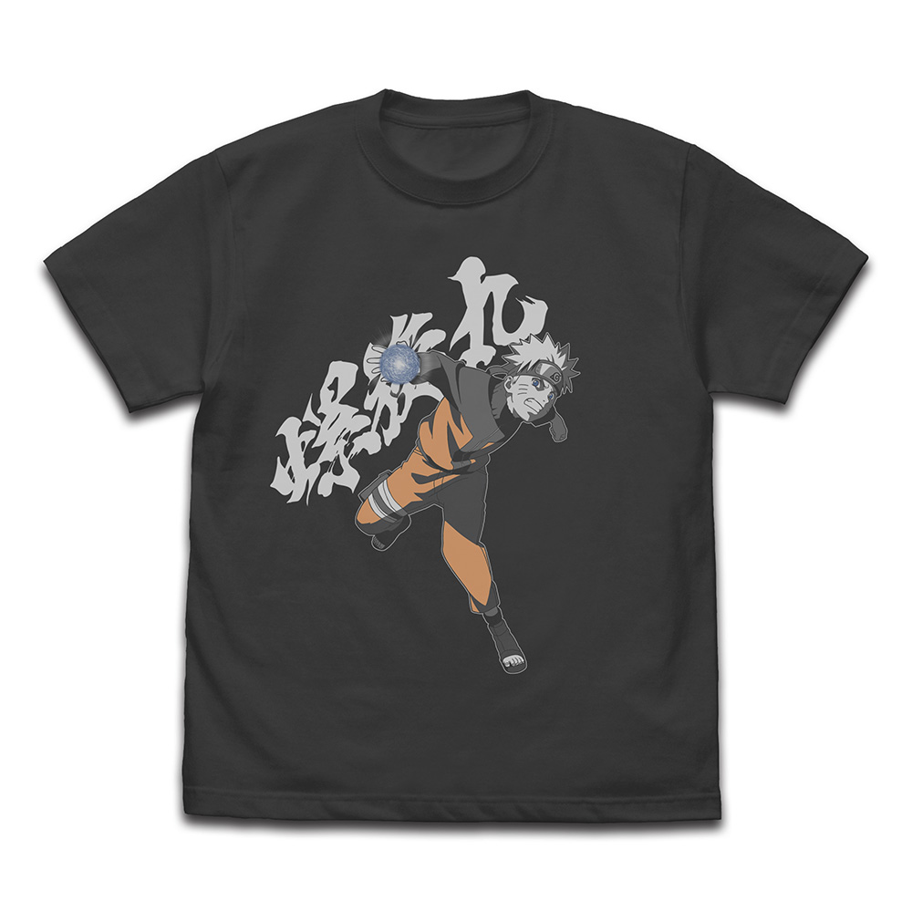 NARUTO-ナルト- 疾風伝_Mサイズ_うずまきナルト 『螺旋丸』 Tシャツ/SUMI