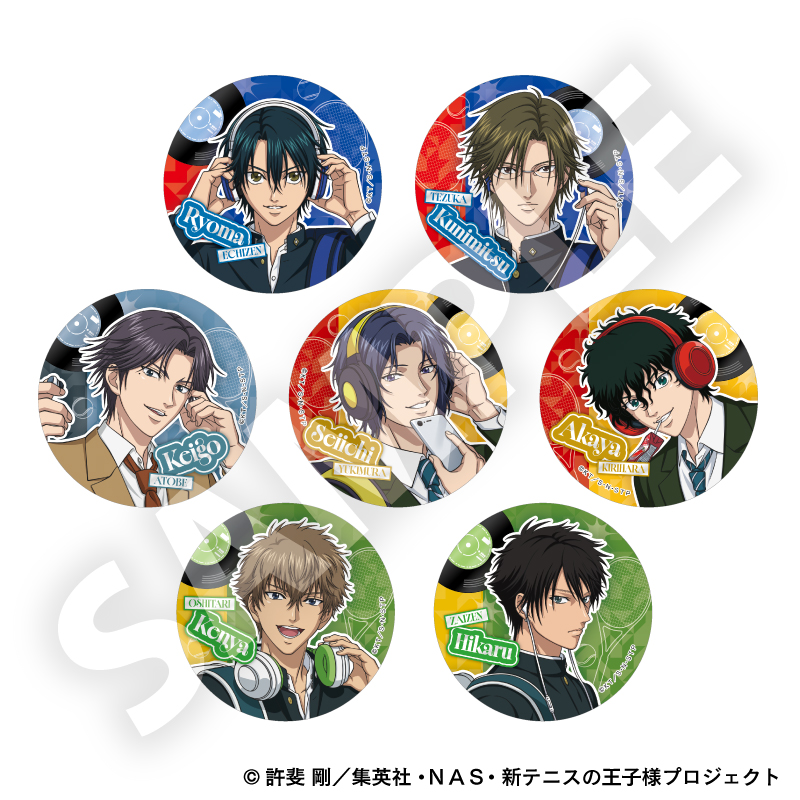 新テニスの王子様_トレーディング缶バッジ 全7種 【BOX／7個入り