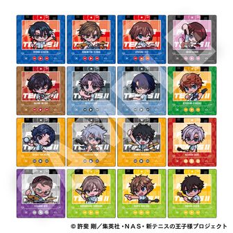 新テニスの王子様_トレーディングデフォルメスクエアカード（1パック2