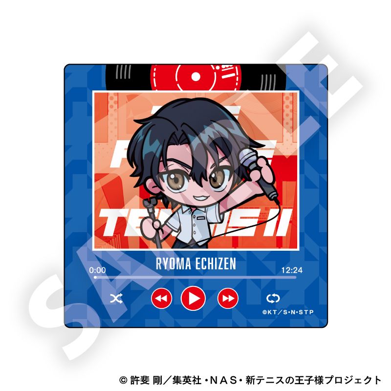 新テニスの王子様_トレーディングデフォルメスクエアカード（1パック2