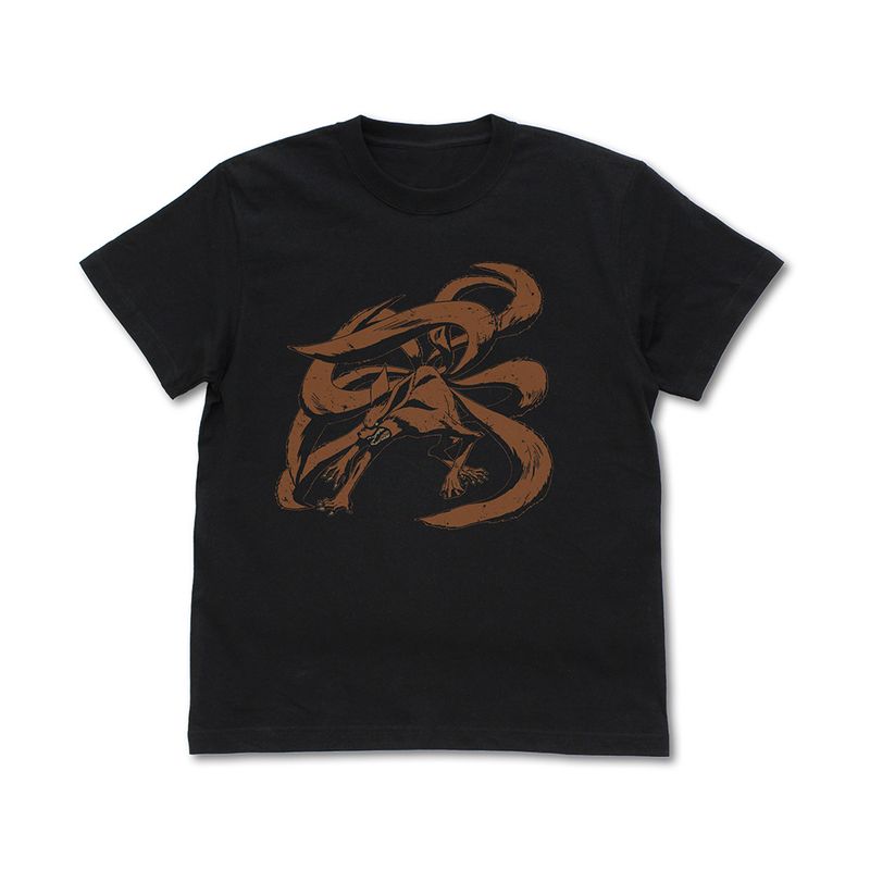 NARUTO-ナルト- 疾風伝_Mサイズ_九喇嘛 Tシャツ/BLACK | NARUTO公式