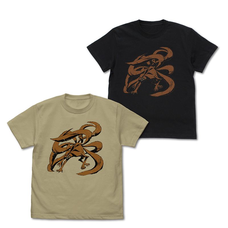 NARUTO-ナルト- 疾風伝_Mサイズ_九喇嘛 Tシャツ/BLACK | NARUTO公式