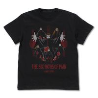 NARUTO-ナルト- 疾風伝_Sサイズ_ペイン六道 Tシャツ/BLACK | NARUTO