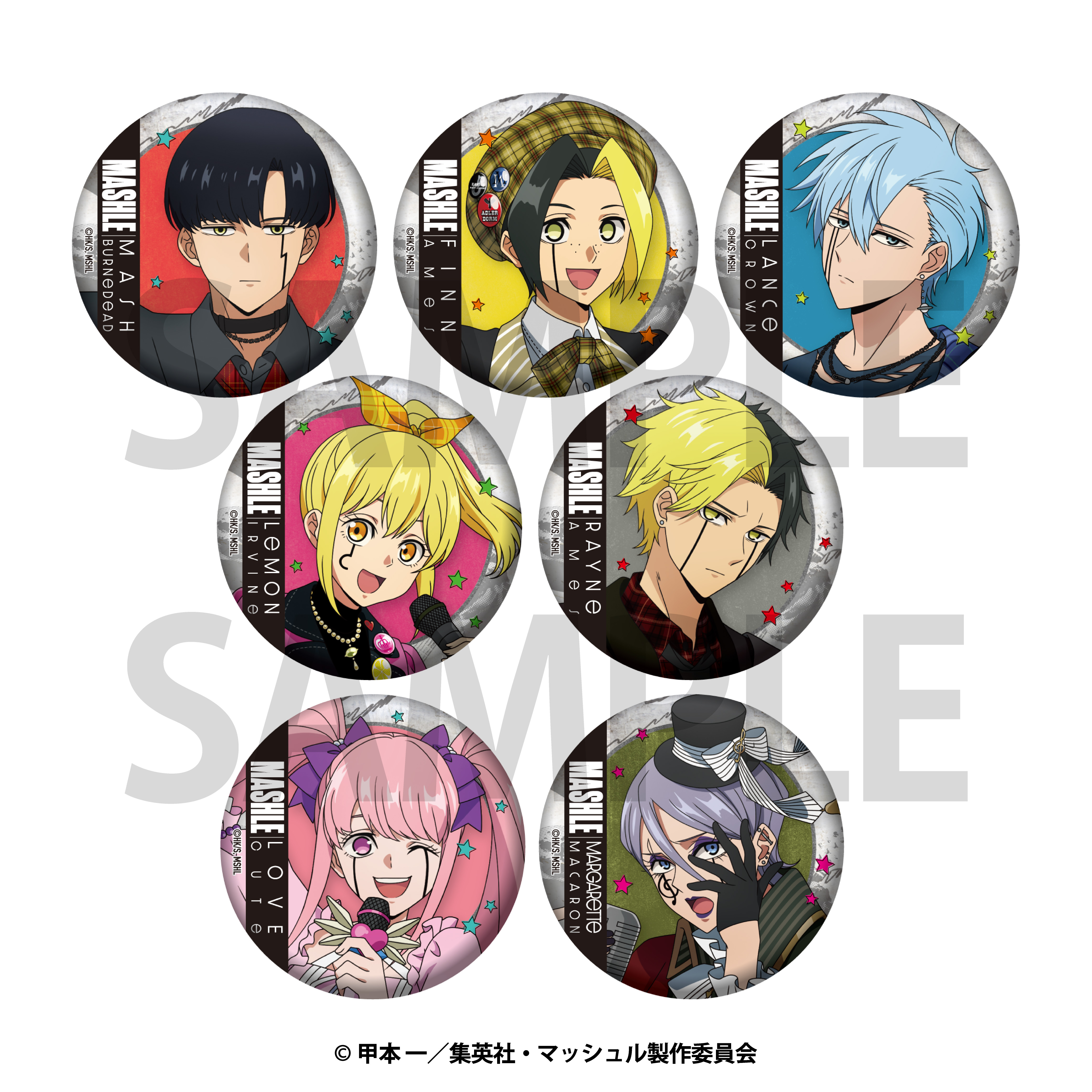 マッシュル-MASHLE-_トレーディングメタリック缶バッジ(全7種) 【BOX
