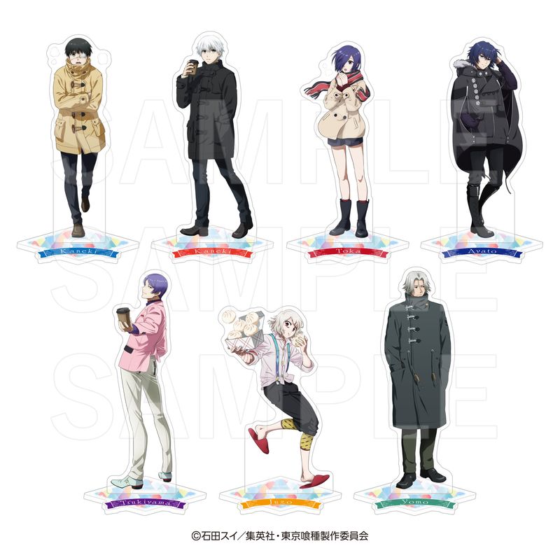 東京喰種 アクリルスタンド10枚＋クリアカード5枚 東京喰種 クリアカード 10枚セット 特別ホール賞品｜Yahoo!フリマ（旧