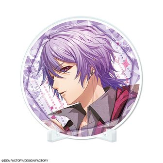 Glass Heart Princess_ハート型ホログラム缶バッジ デザイン04(烏丸幸