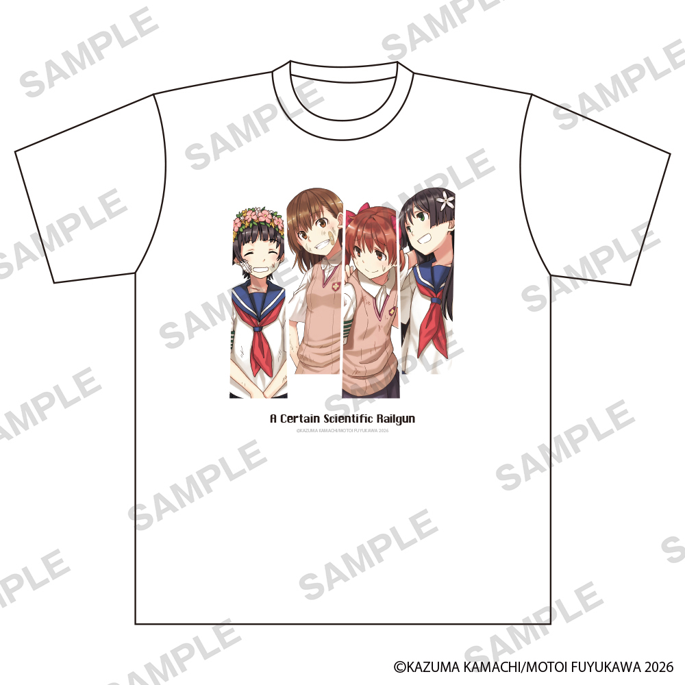 とある科学の超電磁砲_Tシャツ ホワイト