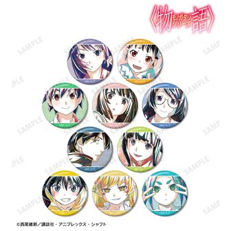 物語〉シリーズ_トレーディング Ani-Art グリッター缶バッジ(単位