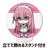 会長はメイド様 アクリルコースター アクリルブロックキー めじるし ぼっち・ざ・ろっく!_アクリルコースター(スタンド付) 後藤ひとり