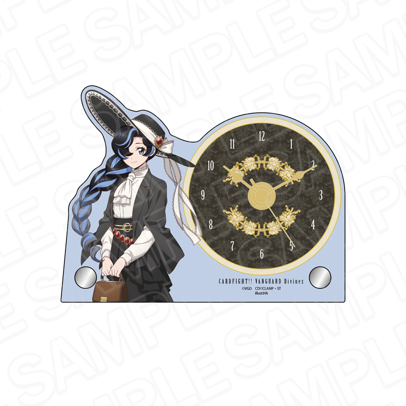 カードファイト!! ヴァンガード Divinez 幻真星戦編_ミニアクリルクロック 石川クルミ Newヴィクトリアン ver.