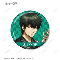 銀魂_描き下ろし 片面花柄和装ver. トレーディンググリッター缶バッジ
