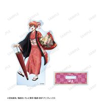 銀魂_描き下ろし 神楽 片面花柄和装ver. BIGアクリルスタンド | 銀魂