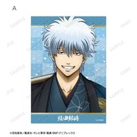 銀魂　坂田銀時　ネップリ　ブロマイド　39枚セット 銀魂_描き下ろし 坂田銀時 片面花柄和装ver. ブロマイド3枚セット