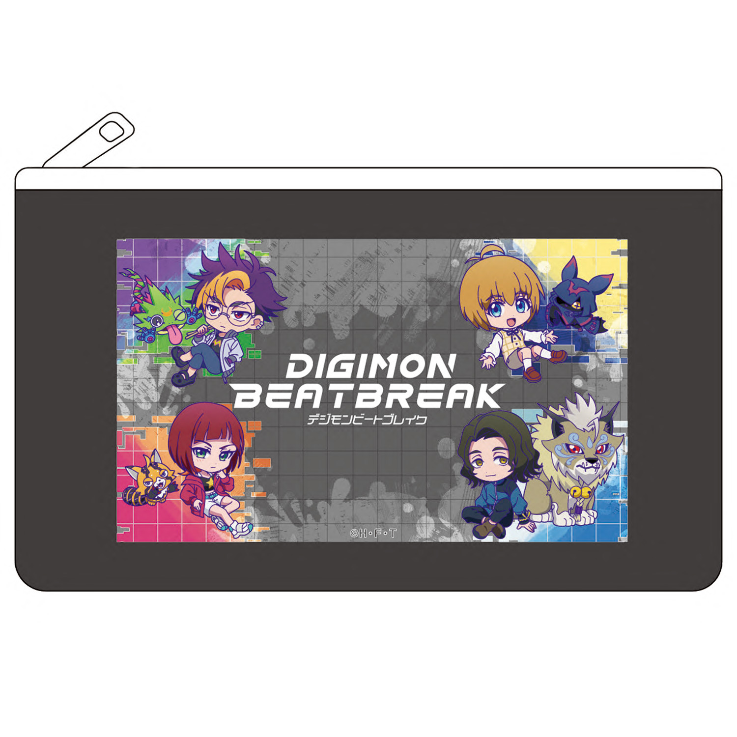 DIGIMON BEATBREAK_ポーチ　デフォルメイラスト