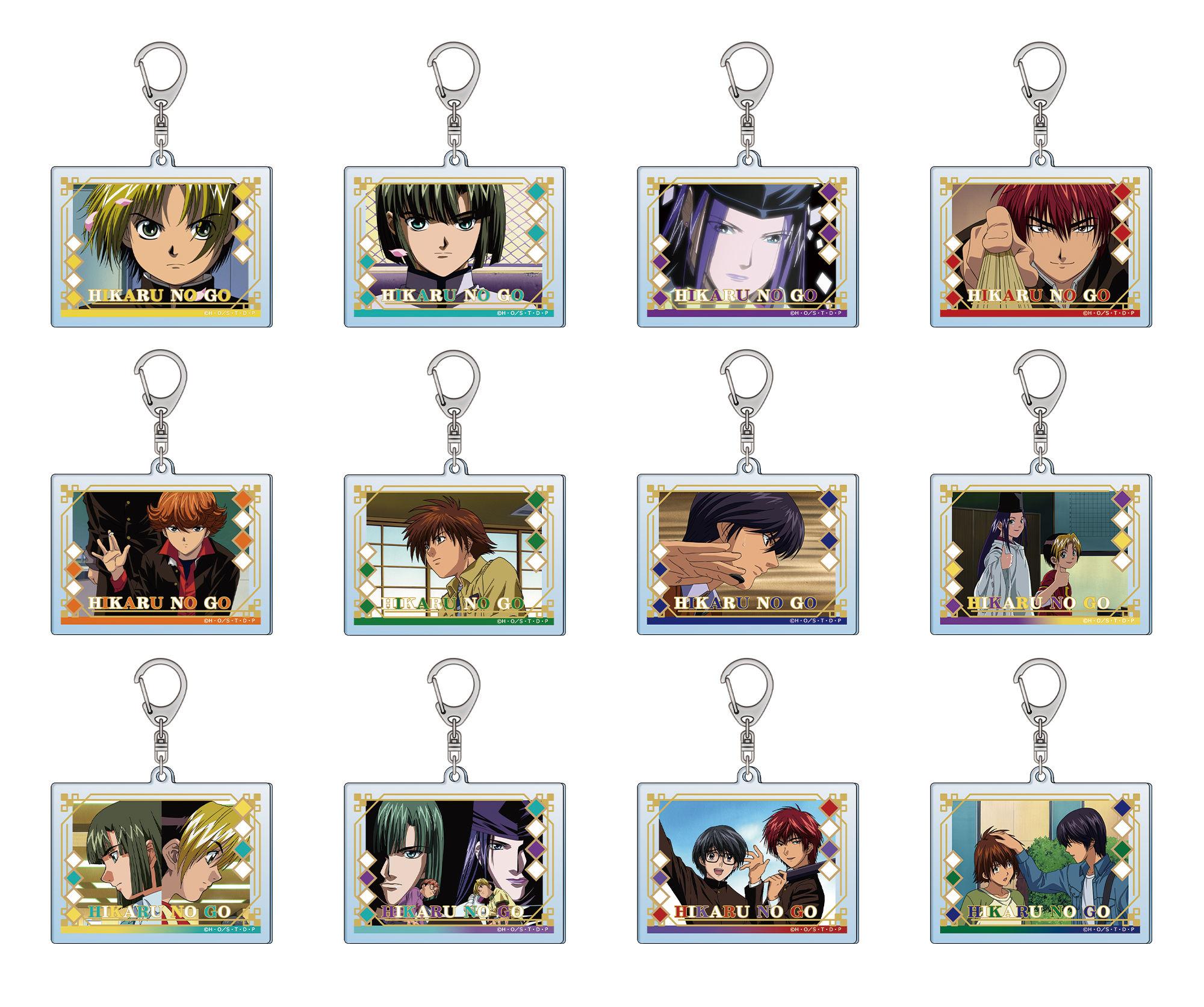 ヒカルの碁_トレーディング場面写アクリルキーホルダー　全12種　【BOX／12個入り】