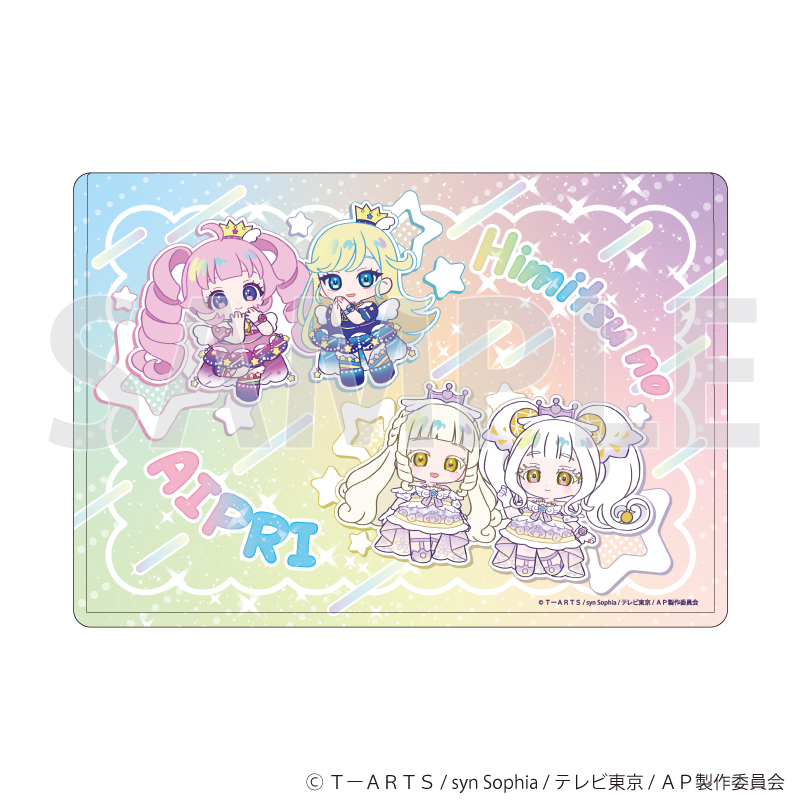 ひみつのアイプリ_キャラクリアケース07/デザインA デュオコーデver.(ミニキャライラスト)