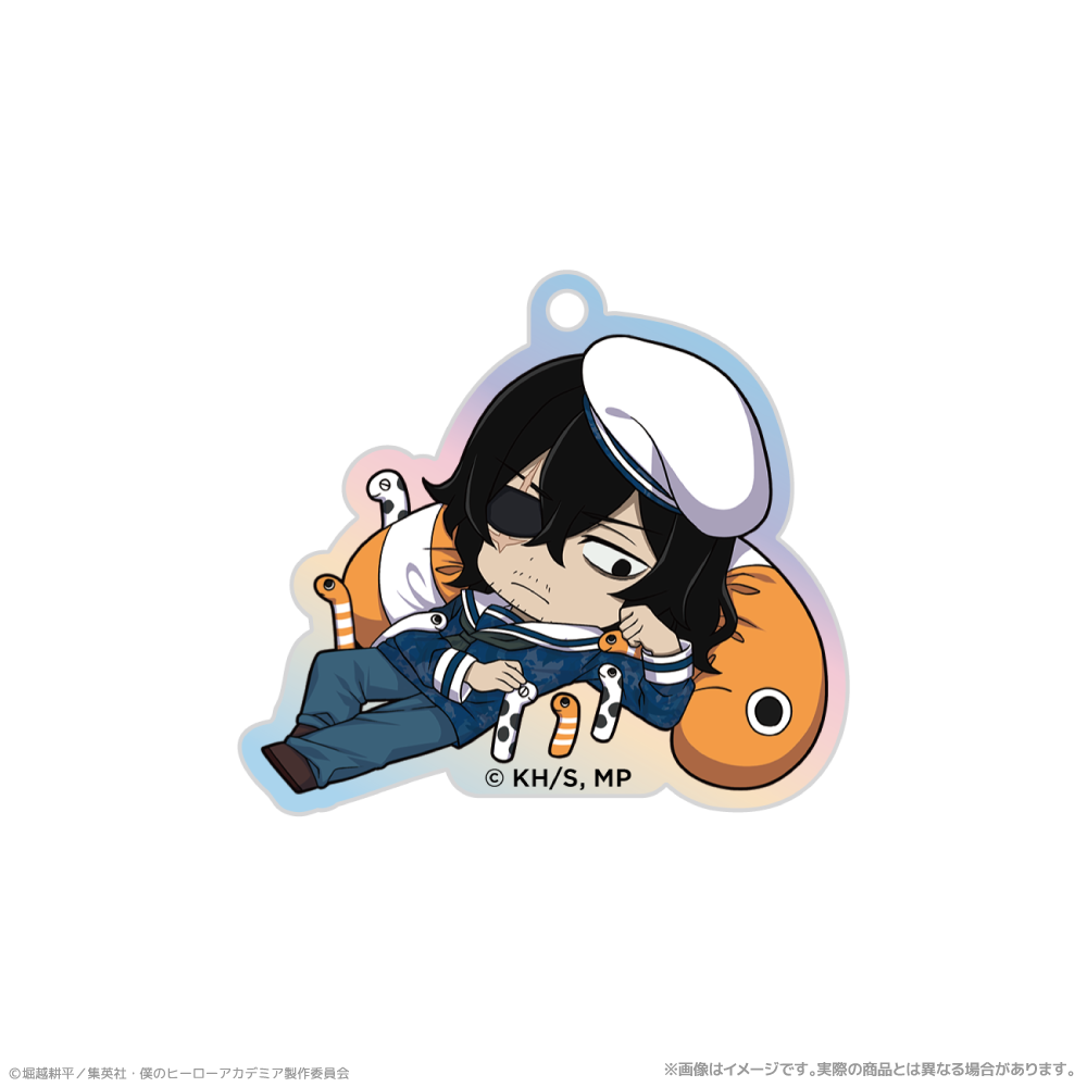 僕のヒーローアカデミア_オーロラアクリルキーホルダー_相澤消太　海の生きものたちと一緒にPLUS ULTRA