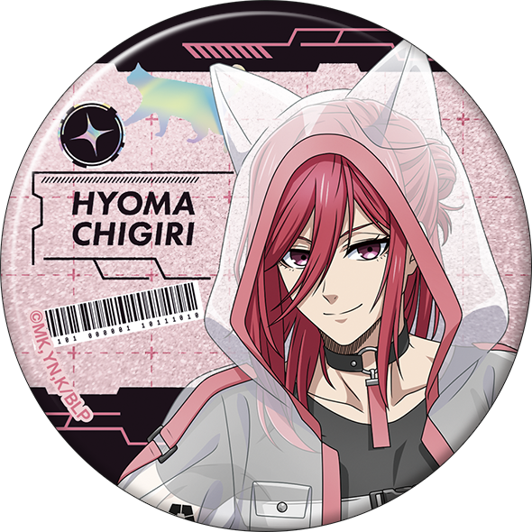 ブルーロック2期_ビッググリッター缶バッジ／千切 豹馬　Cyber Cat