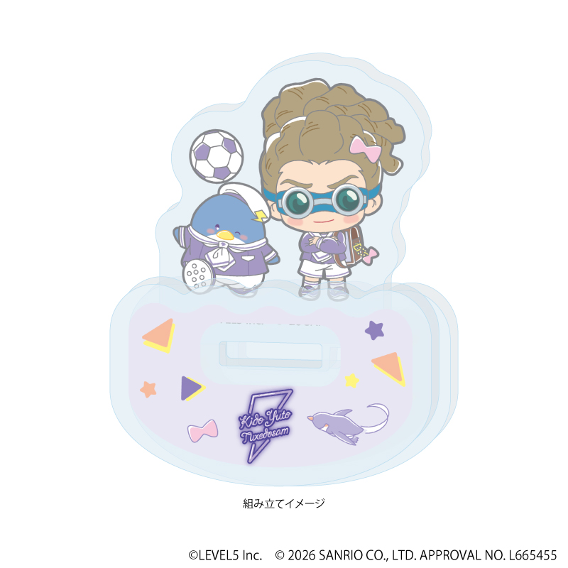イナズマイレブン×サンリオキャラクターズ_ゆらゆらアクリルスタンド03/鬼道有人×タキシードサム(コラボイラスト)