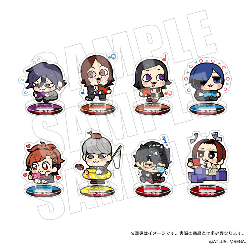 P30th 主人公×ぶくぶ_ちいさめアクリルスタンド【BOX／8個入り】