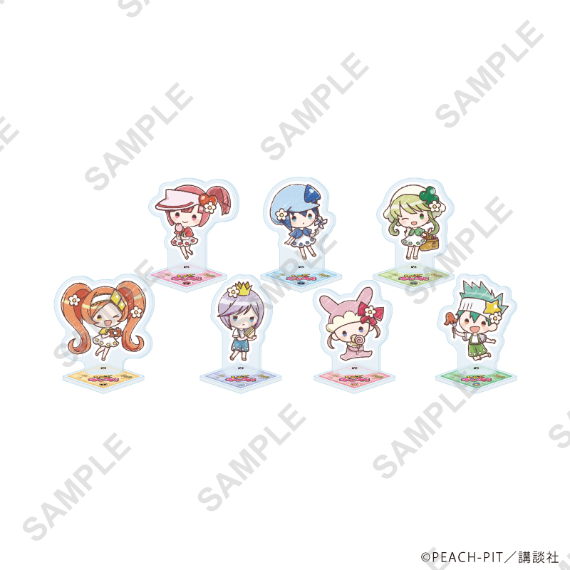 しゅごキャラ！_アクリルぷちスタンド22/ピクニックver. コンプリートセット(全7種)(グラフアートイラスト)【コンプリートセット／7個入り】