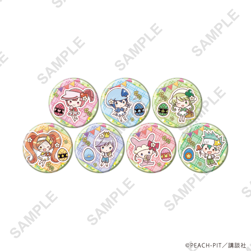しゅごキャラ！_缶バッジ40/ピクニックver. コンプリートセット(全7種)(グラフアートイラスト)【コンプリートセット／7個入り】
