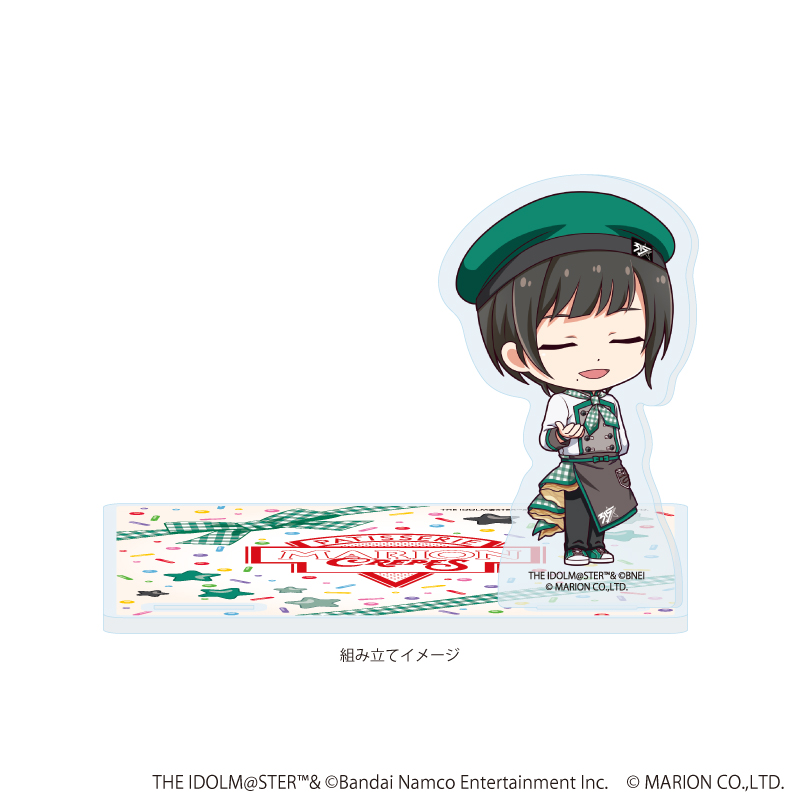 アイドルマスター SideM_アクリルコースタースタンド05/東雲 荘一郎 クレープ屋ver.(ミニキャライラスト)