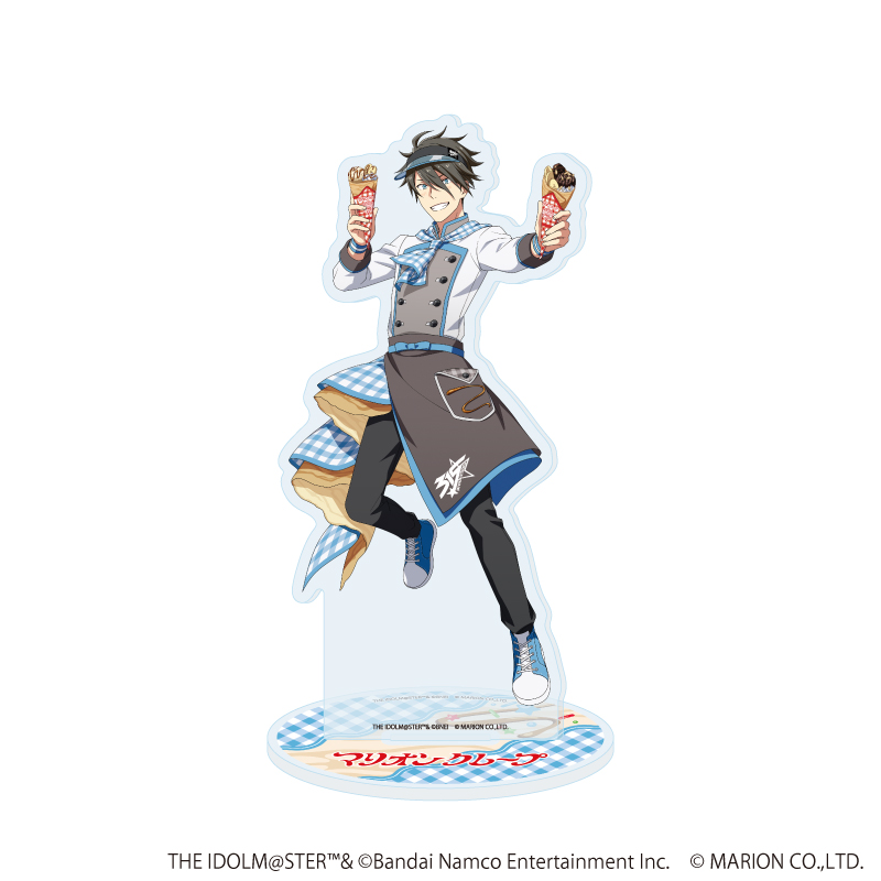 アイドルマスター SideM_アクリルスタンド44/握野 英雄 クレープ屋ver.(描き下ろしイラスト)