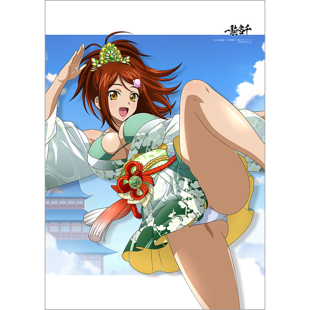 一騎当千_B2タペストリー(馬超孟起/疾風動草)Wスエード