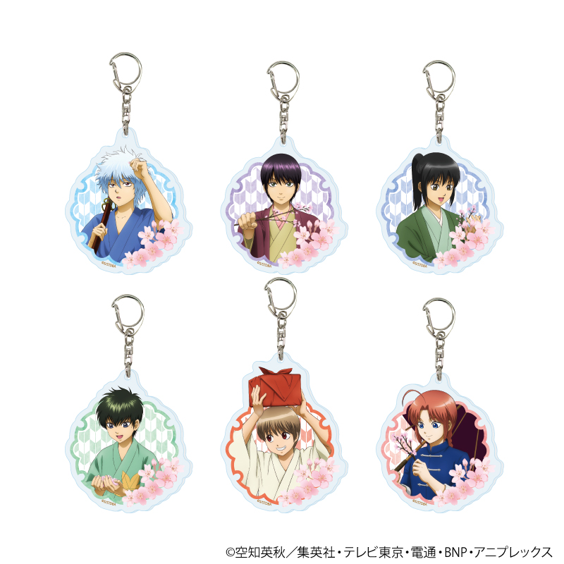 AMOCAFE 2022年6月開催 アクスタキーホルダー コンプセット 銀魂_アクリルキーホルダー02/コンプリートセット(全6種)(描き下ろし