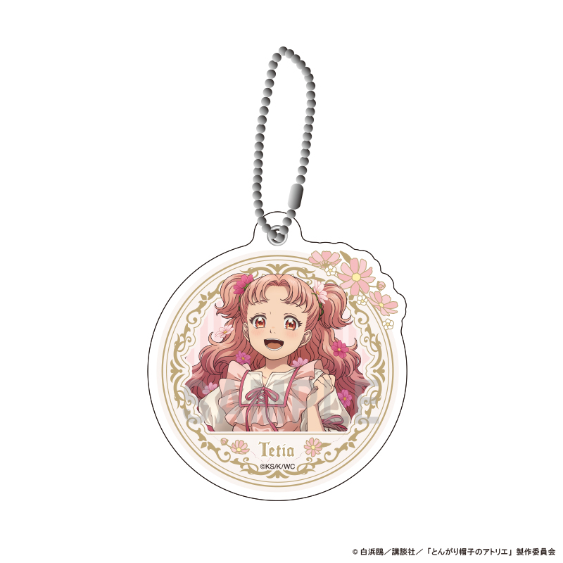 とんがり帽子のアトリエ_アクリルスライドミラー テティア ドレスアップ＆フラワーver