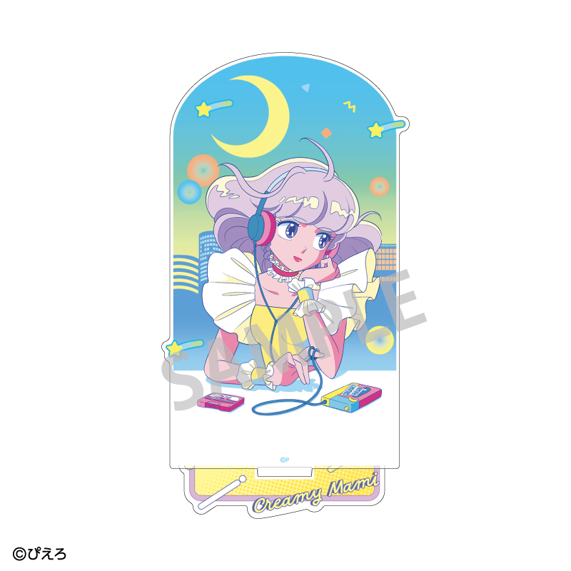 魔法の天使クリィミーマミ×魔法のプリンセスミンキーモモ_アクリルスタンド 魔法の天使クリィミーマミC/レトロテイスト