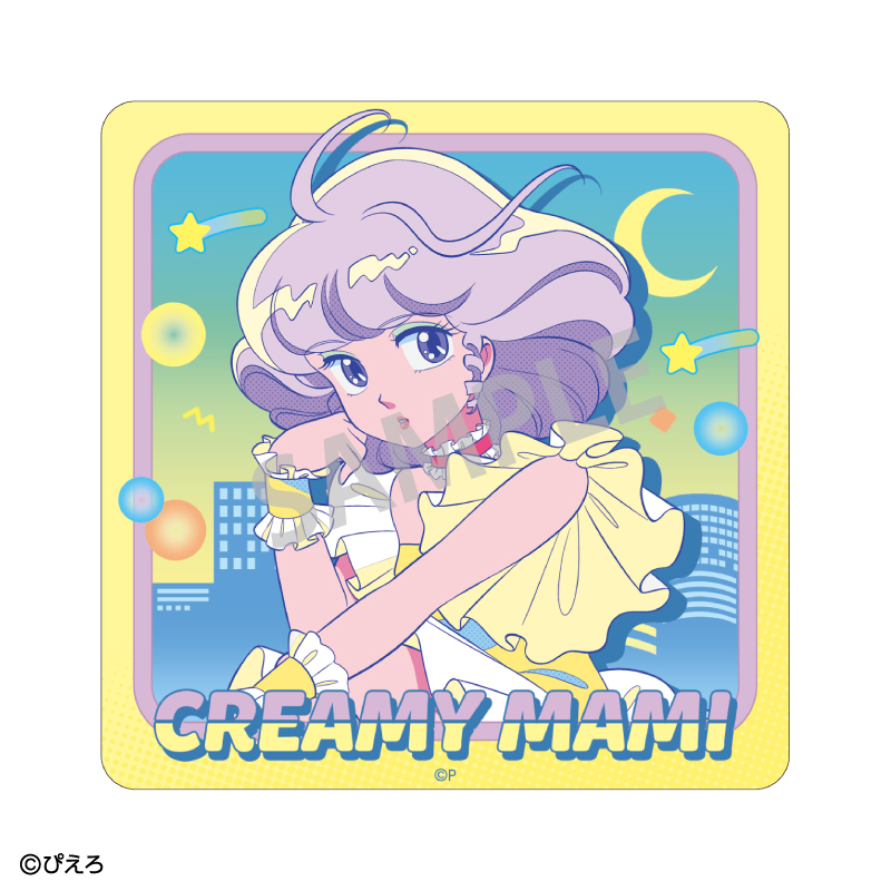 魔法の天使クリィミーマミ×魔法のプリンセスミンキーモモ_ダイカットステッカー クリィミーマミ/レトロテイスト