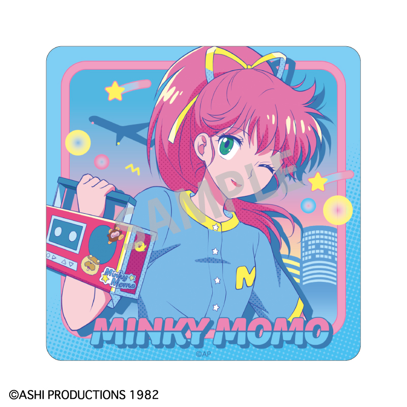 魔法の天使クリィミーマミ×魔法のプリンセスミンキーモモ_ダイカットステッカー ミンキーモモ(変身後)/レトロテイスト